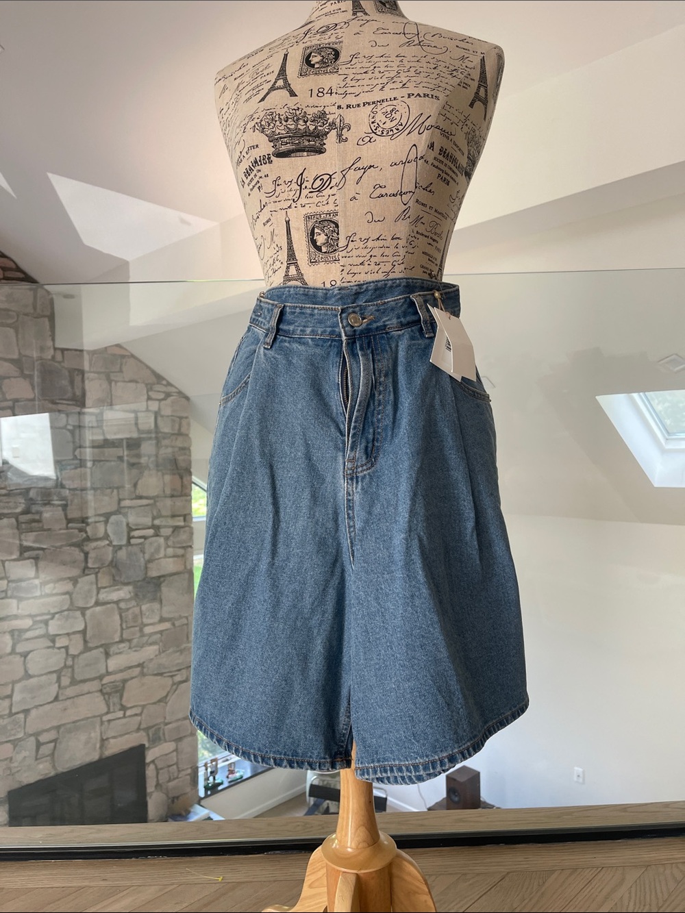 Blue Denim Jean Shorts